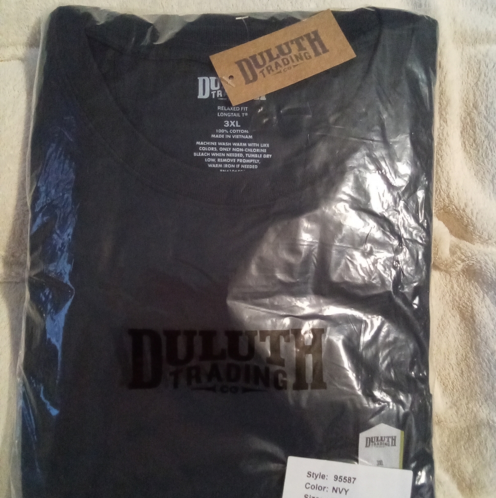 Duluth Relaxed Fit Longtail T Navy blue